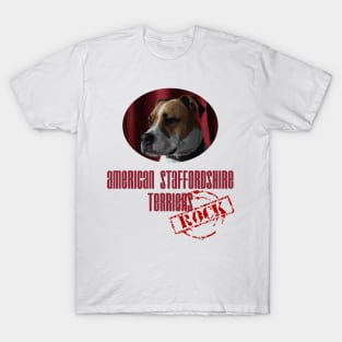 American Staffordshire Terriers Rock! T-Shirt